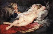 Peter Paul Rubens The Hermit and the Sleeping Angelica France oil painting artist